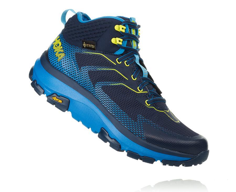 Hoka Mens Hiking Boots NZ - Hoka Toa Gore-Tex Navy (KZI803175)